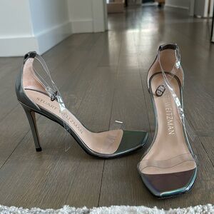 Stuart Weitzman NUDISTCURVE 100 STRAP SANDAL size 7.5